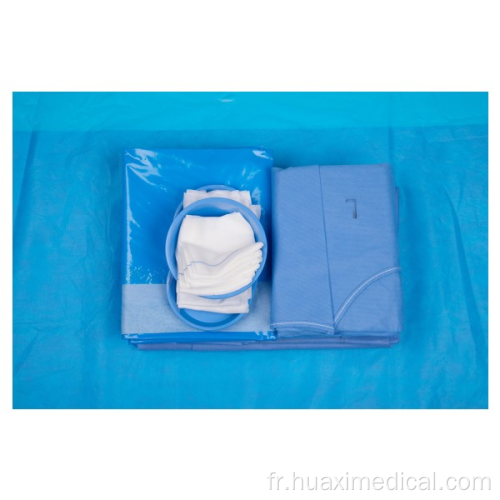 Lot de draps chirurgicaux jetables pour urologie TUR